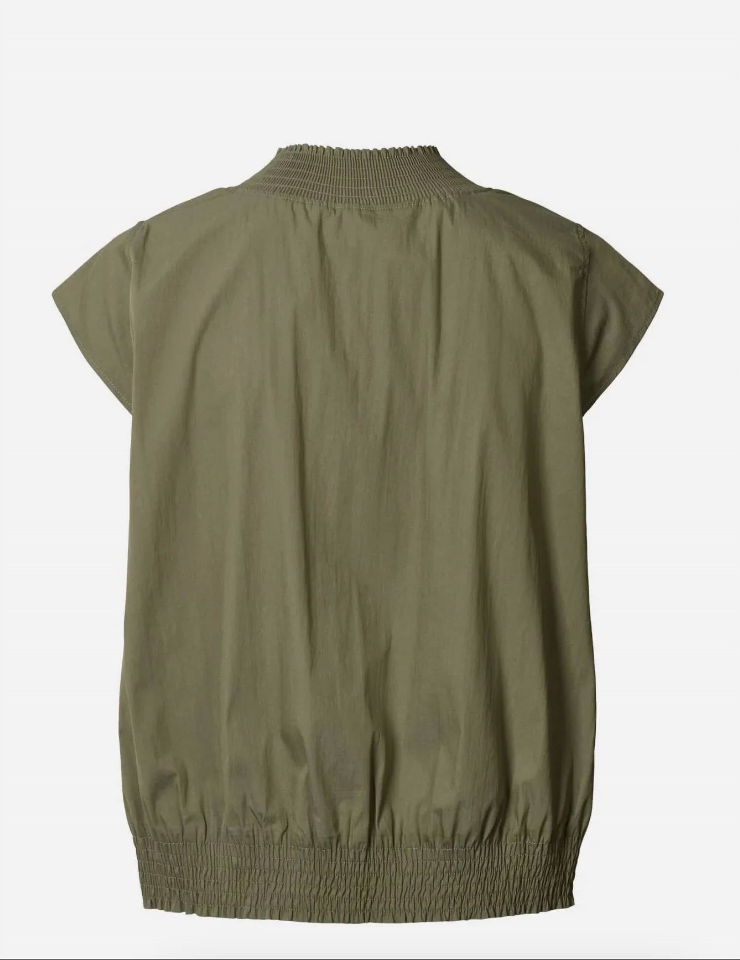 Rabens Saloner - Dori Papery Shirring Top