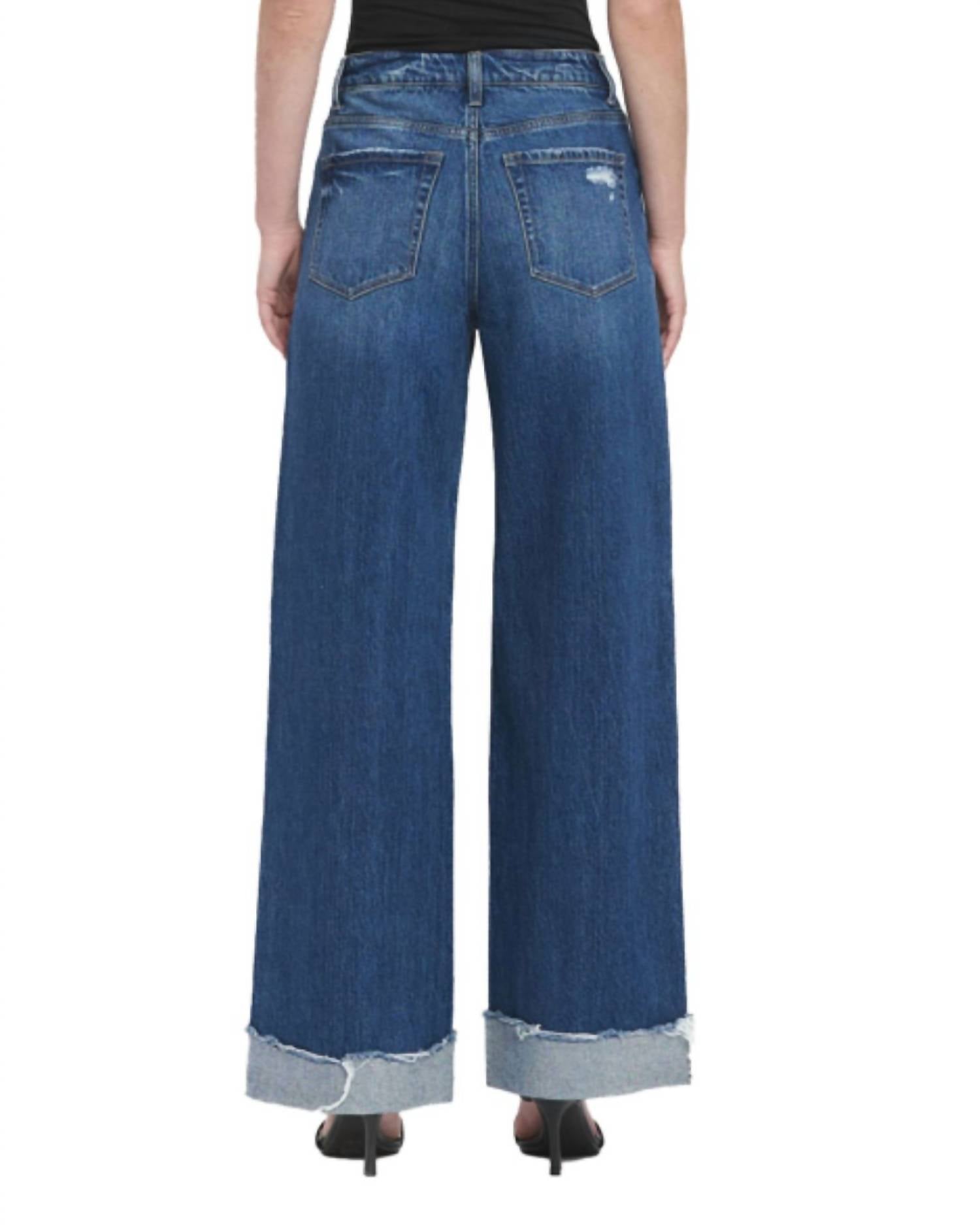 Vervet By Flying Monkey - Super High Rise Baggy Wide Leg Jeans