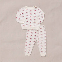 PINK CHICKEN Jax Jogger Set in mini santa - kids' sleepwear - view 4