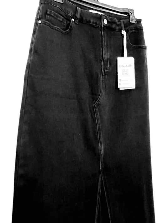 Charlie B - Women's Denim Midi Skirt