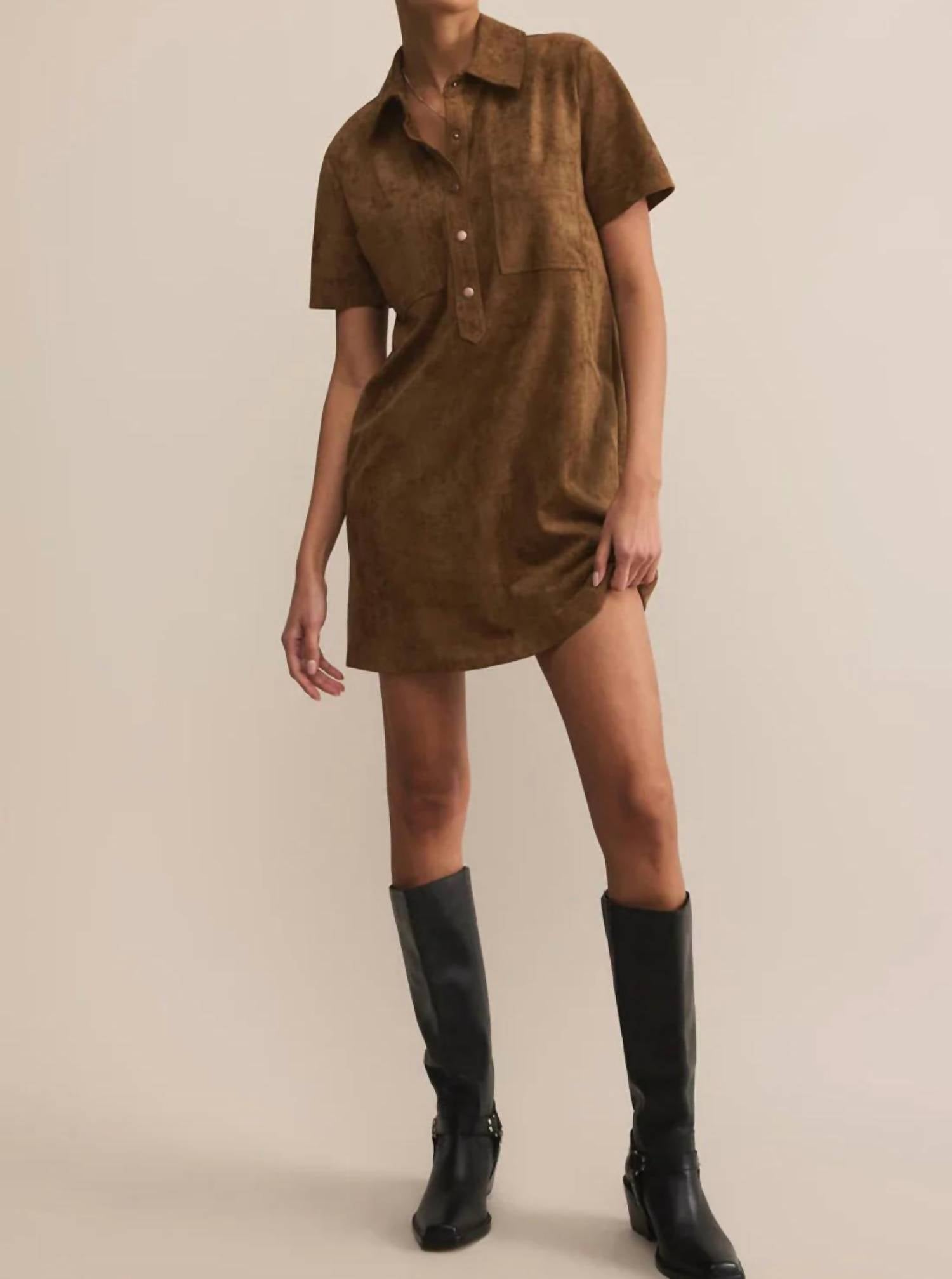 Z Supply - Sydney Suede Mini Dress