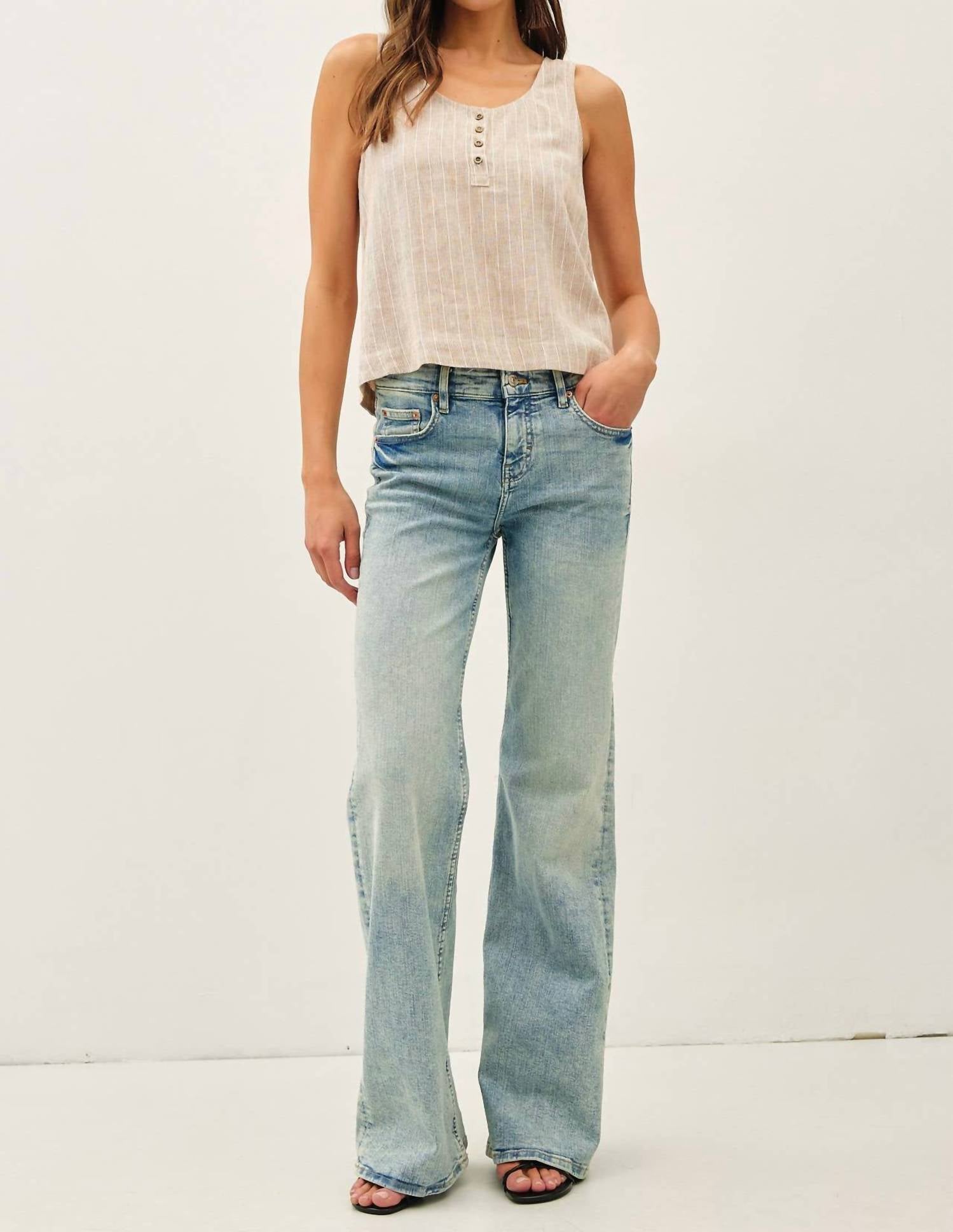 Be Cool - Victoria Linen Blend Tank Top