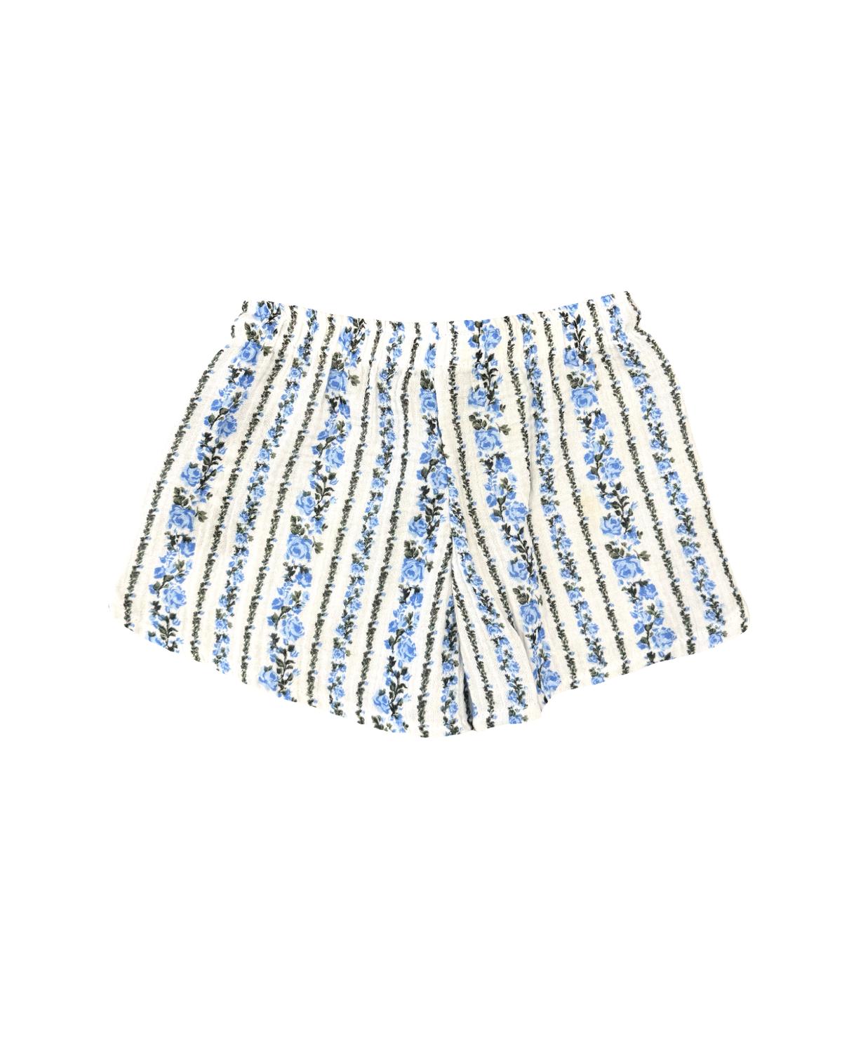 Flowers By Zoe - Girl's Demure Floral Gauze Shorts