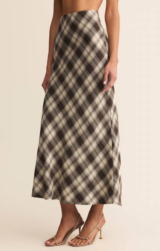 Z Supply - EUROPA PLAID MIDI SKIRT