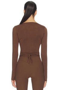 437 - Ballet Wrap Top
