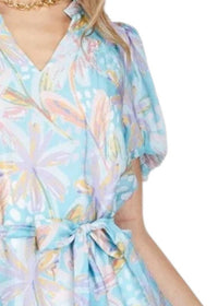 Joy Joy - Pastel Flannel Collar Flounce Dress