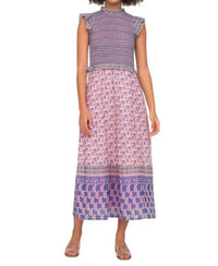 Sea - Bianca Smocked Midi Dress