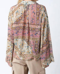 Olivaceous - Kirelle V-neck Blouse