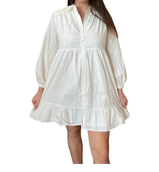 Aureum - Poplin Mini Shirt Dress