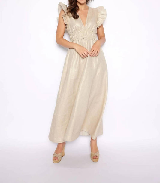 Sail To Sable - V-neck Maxi Dress