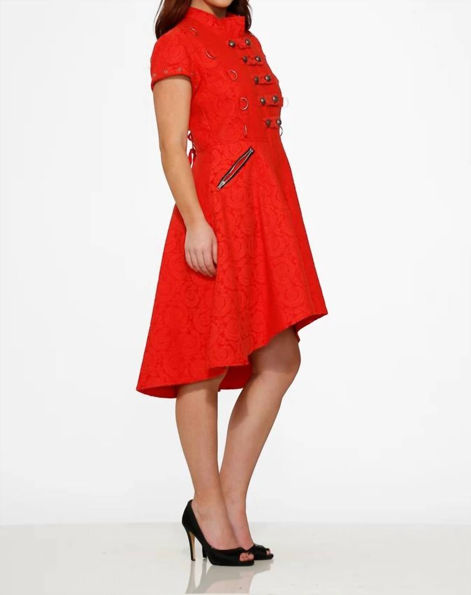 Orchid Bloom - Battalion Swing Dress
