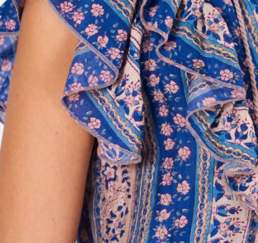 M.A.B.E. - Cass Print Short Sleeve Top