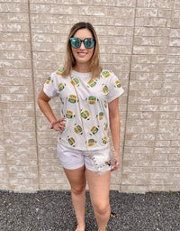 Queen Of Sparkles - Game Day Football Tee