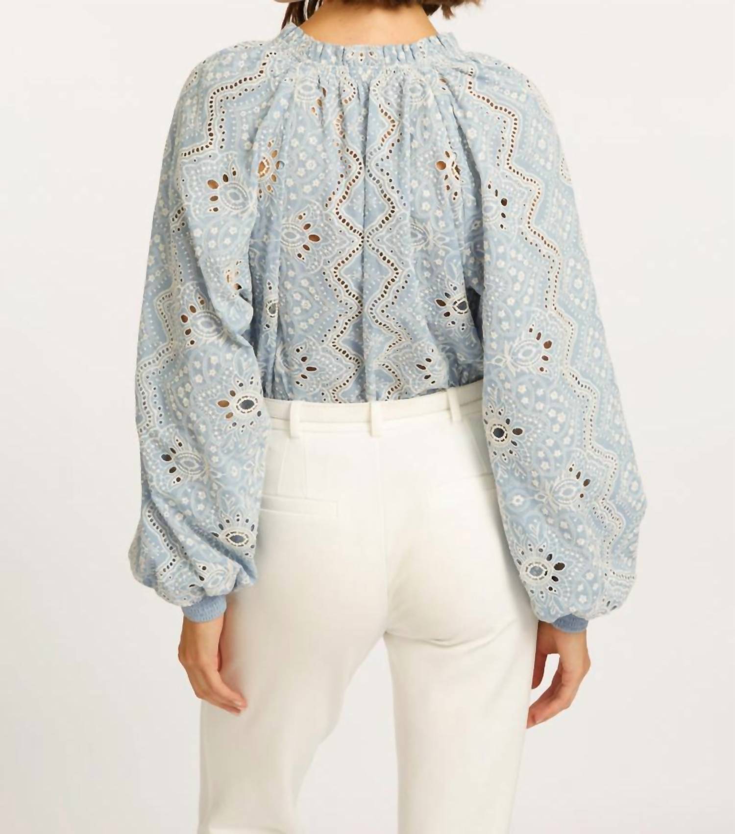Caballero - Aurelia Long Sleeve V-neck Top