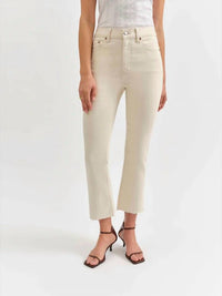 DAZE Shy Girl Raw Cut Flare Bootcut Pants - women's pants