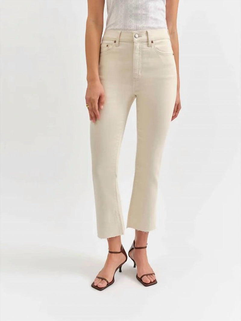 DAZE Shy Girl Raw Cut Flare Bootcut Pants - women's pants