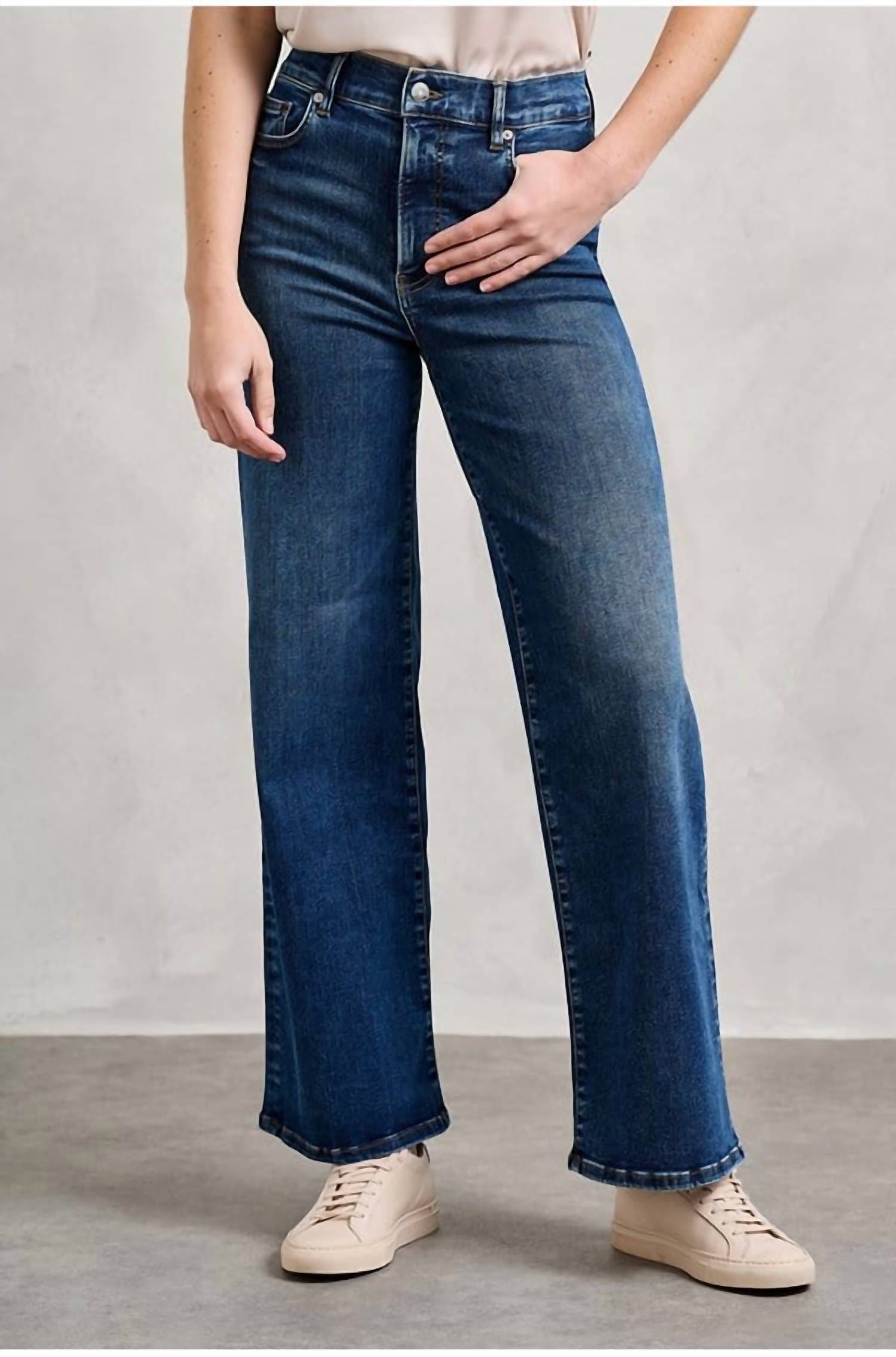 Frame - Le Slim Palazzo Wide Leg Jeans