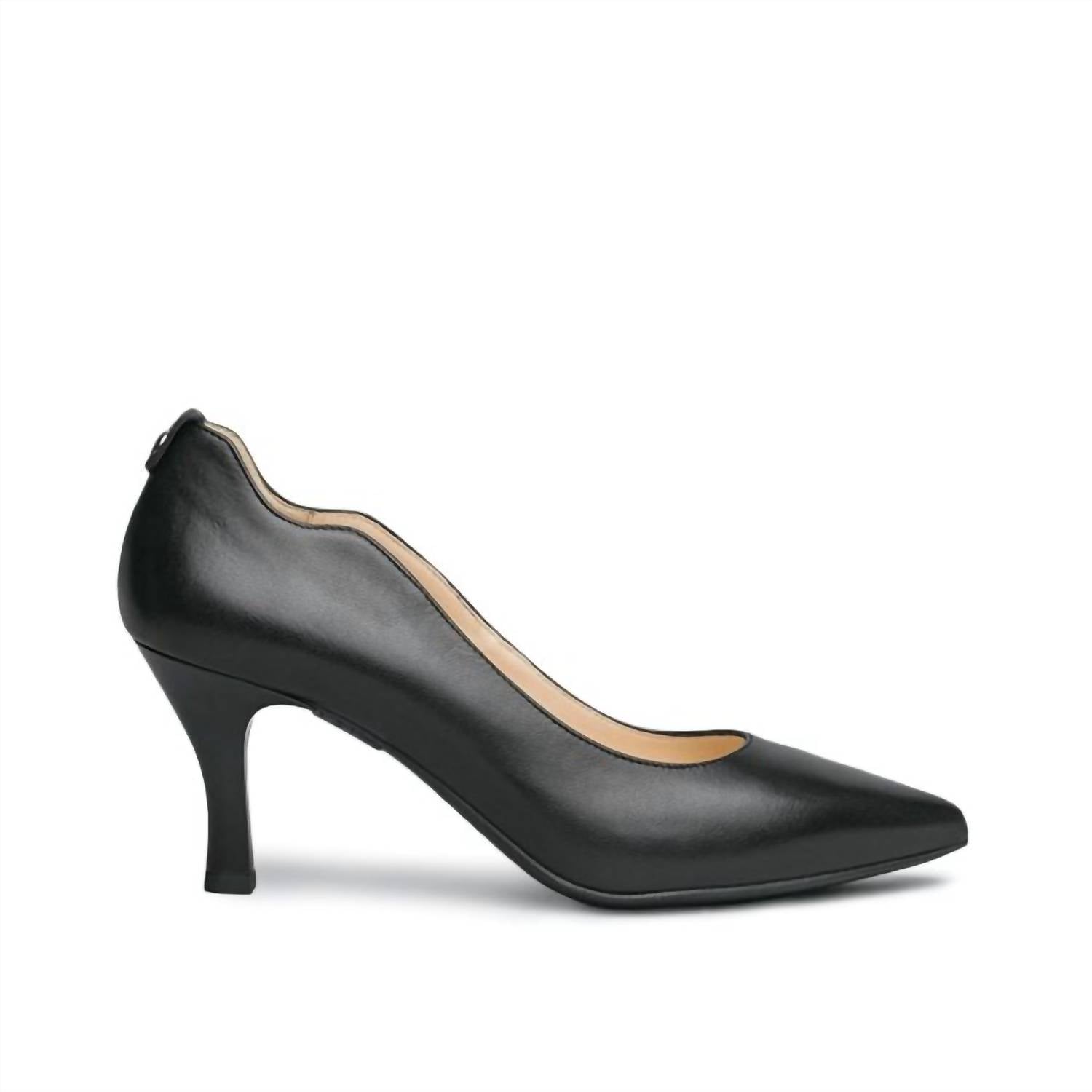 NeroGiardini Women's Nappa Pandora Pump in black - women's heels - detail view