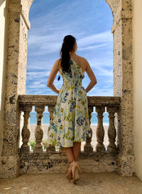 Pick Happy - Women's One Shoulder Goddess Dress