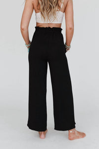 Three Bird Nest - Forever Comfy Drawstring Wide Leg Pants