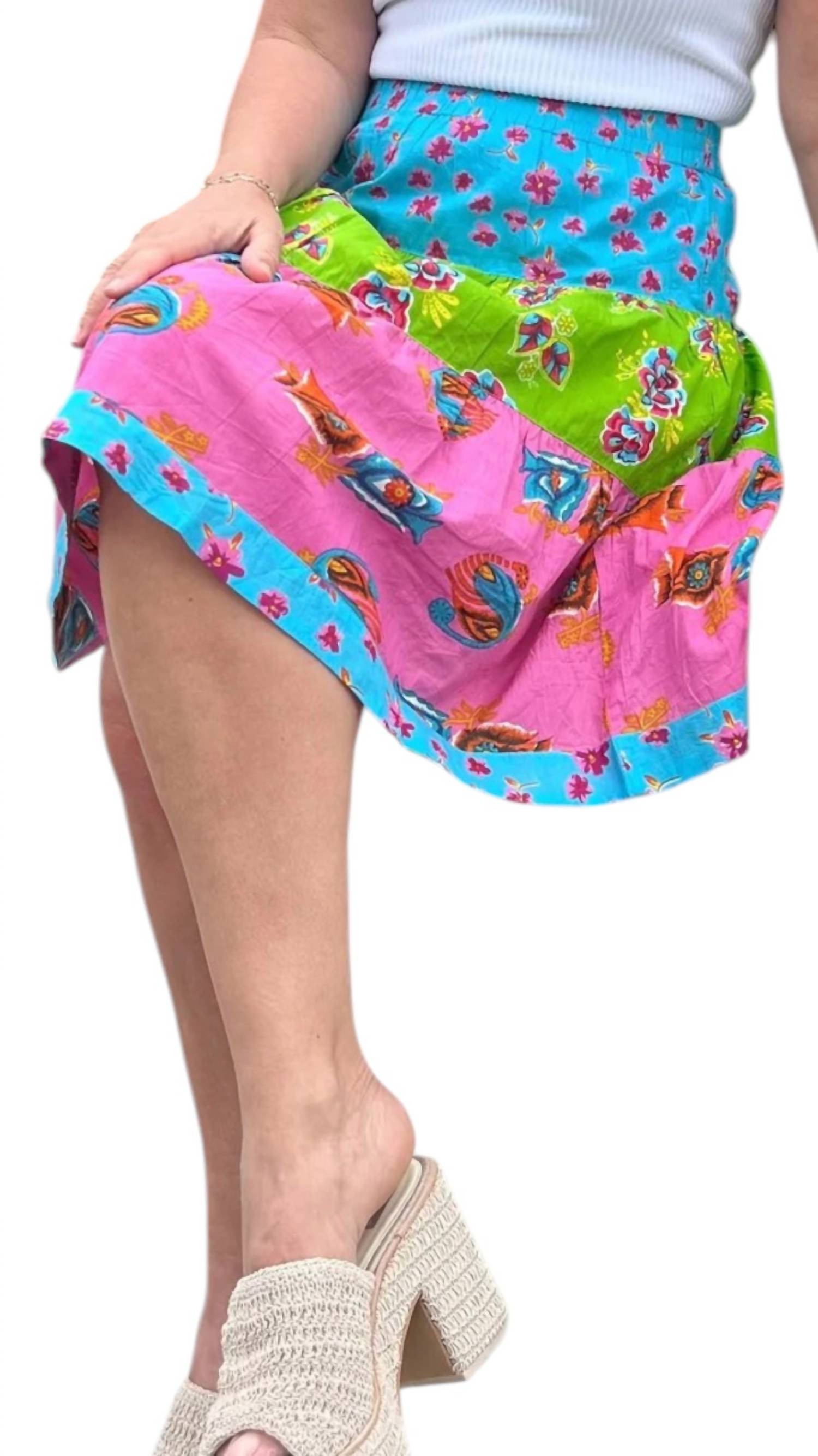 Ivy Jane - Floral Print Tiered Skirt