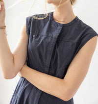 Lilla P - Sleeveless Seamed Maxi Dress