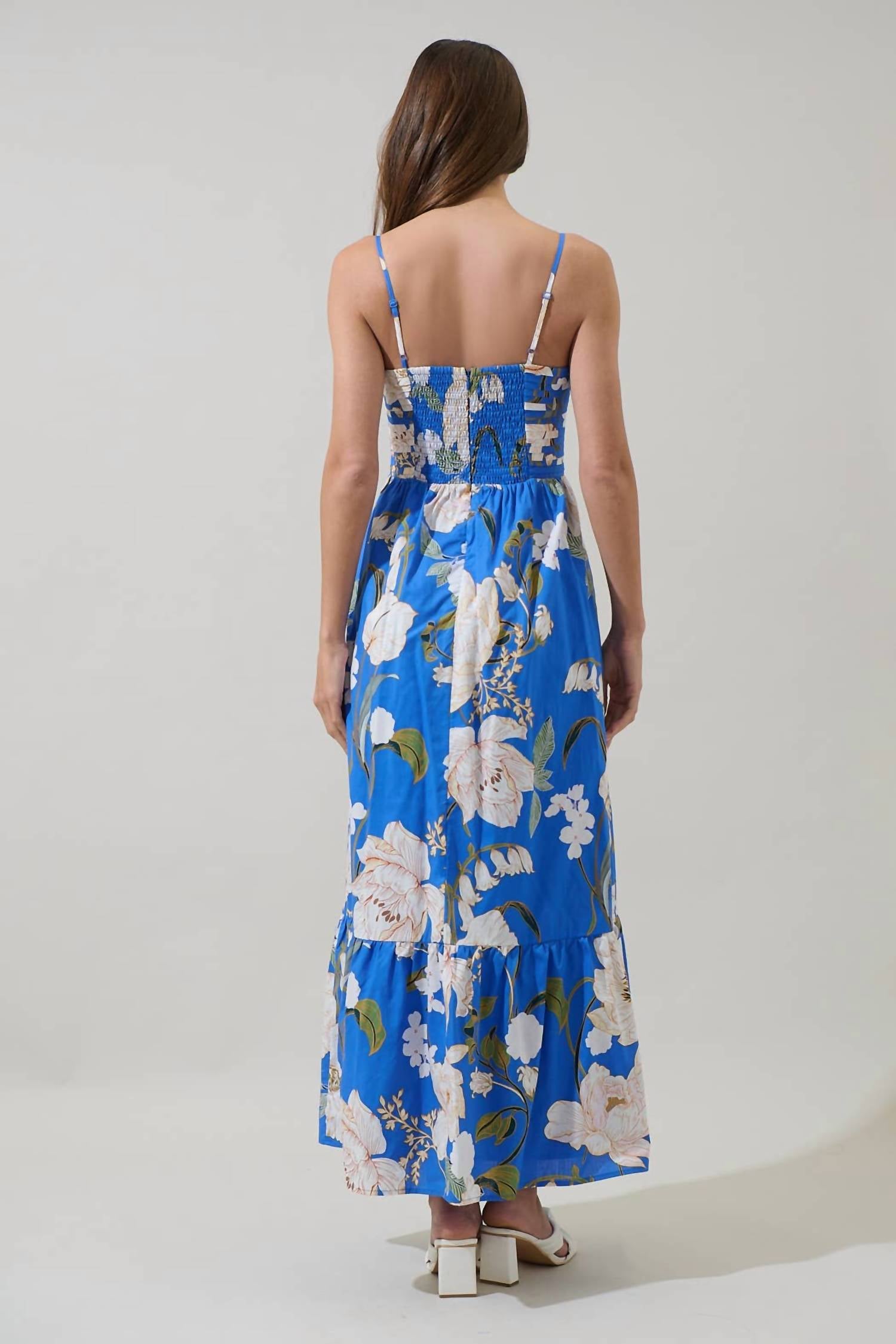 Sugarlips - The Charleston Floral Maxi Dress