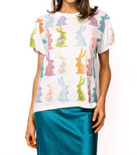 Queen Of Sparkles - Multi Easter Bunny Tee