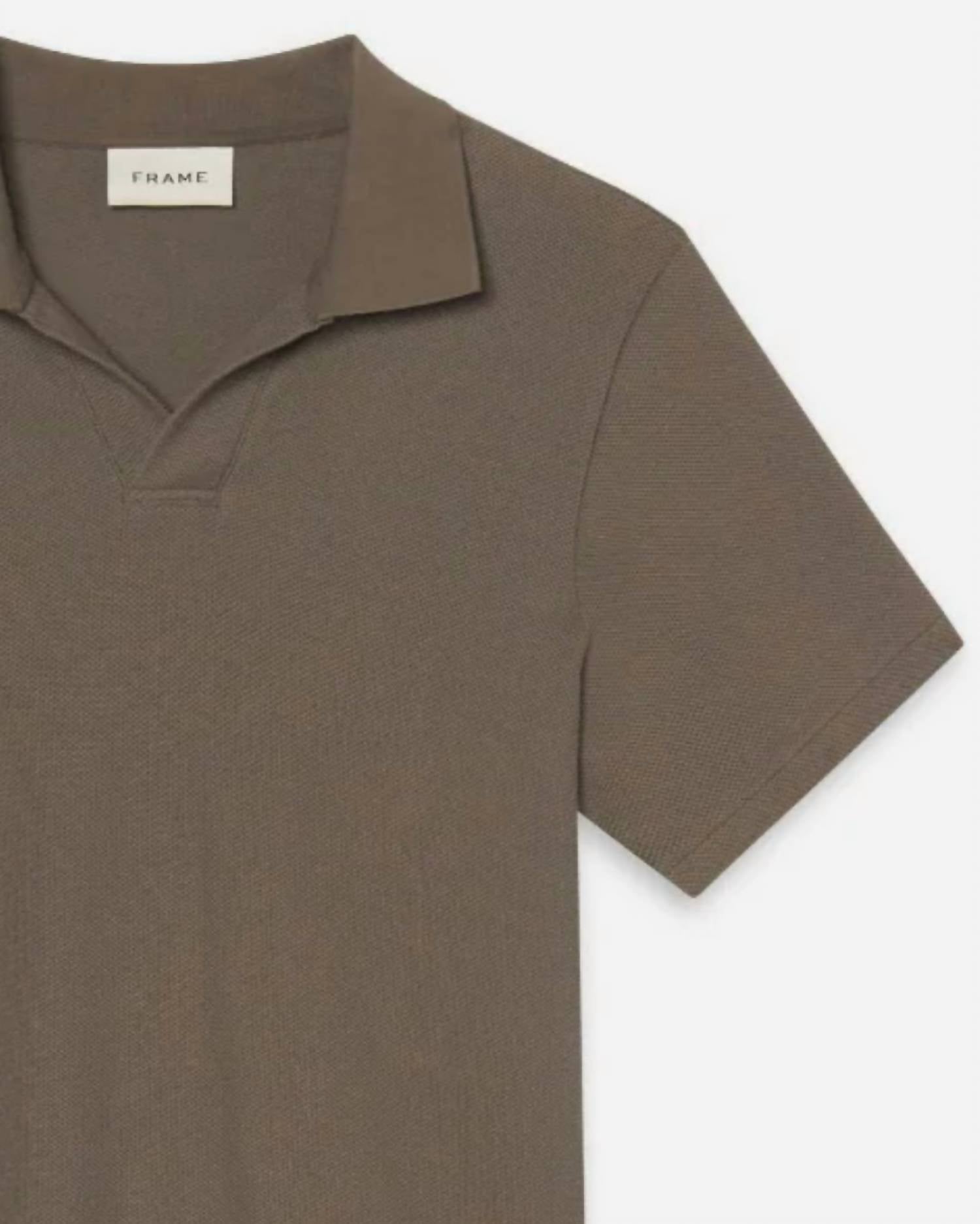 Frame - Men's Jacquard Short Sleeve Polo