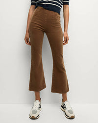 Veronica Beard - Carson Corduroy Off-duty Kick-flare Pant
