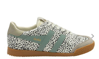 Gola Women's Elan Savanna Trainer Shoes in grey green mist - women's sneaker