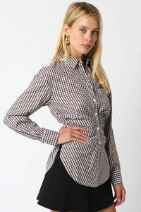 Olivaceous - Vanessa Gingham Shirt