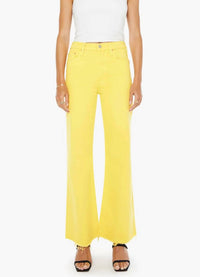 Mother - Tomcat Roller Fray High-waisted Wide-leg Jeans