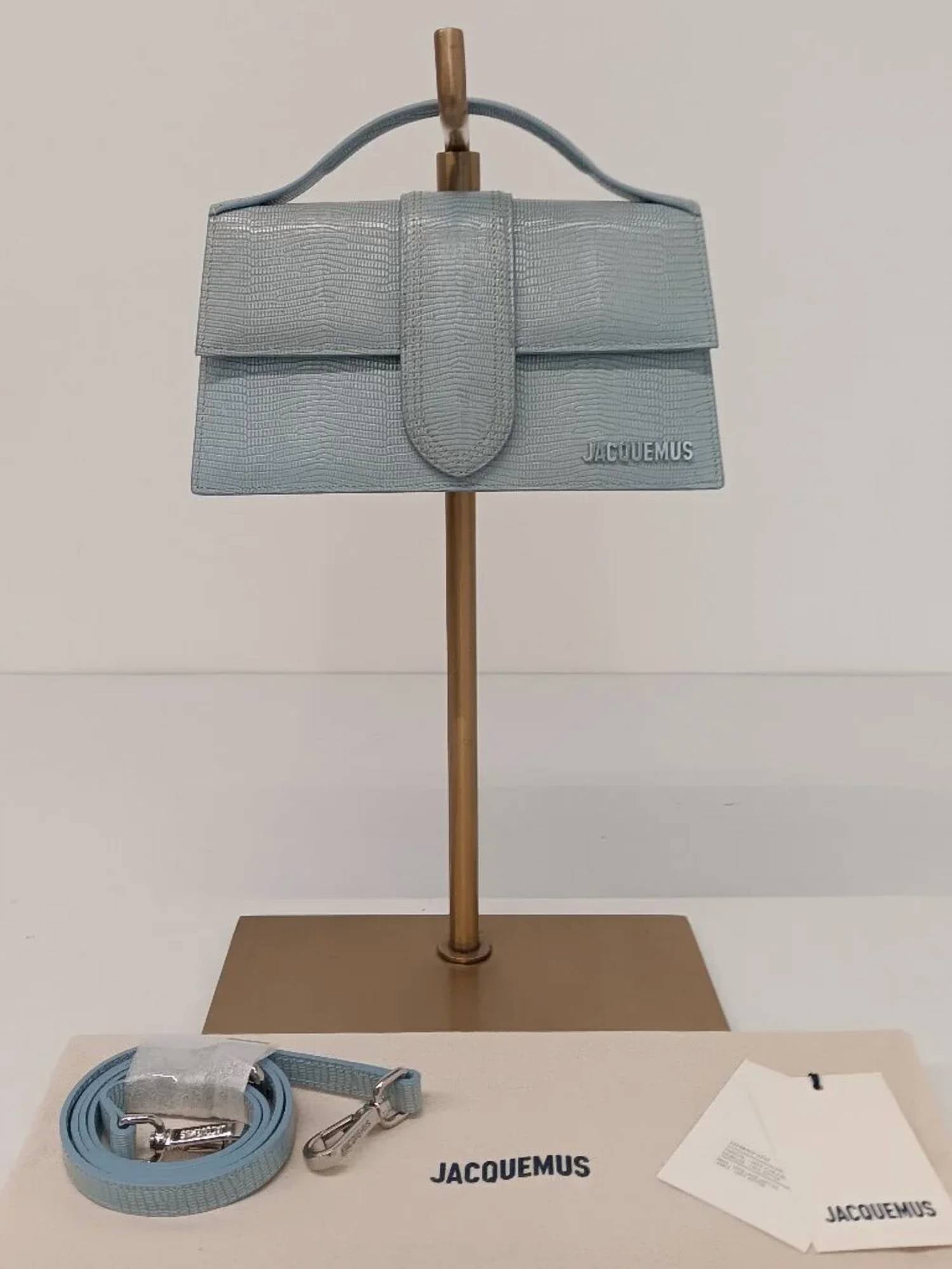 Jacquemus - Women's Le Grand Bambino Lizard Embossed Shoulder Bag