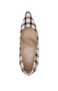 Manolo Blahnik - Women's Bb 90 Checked Tweed Heels