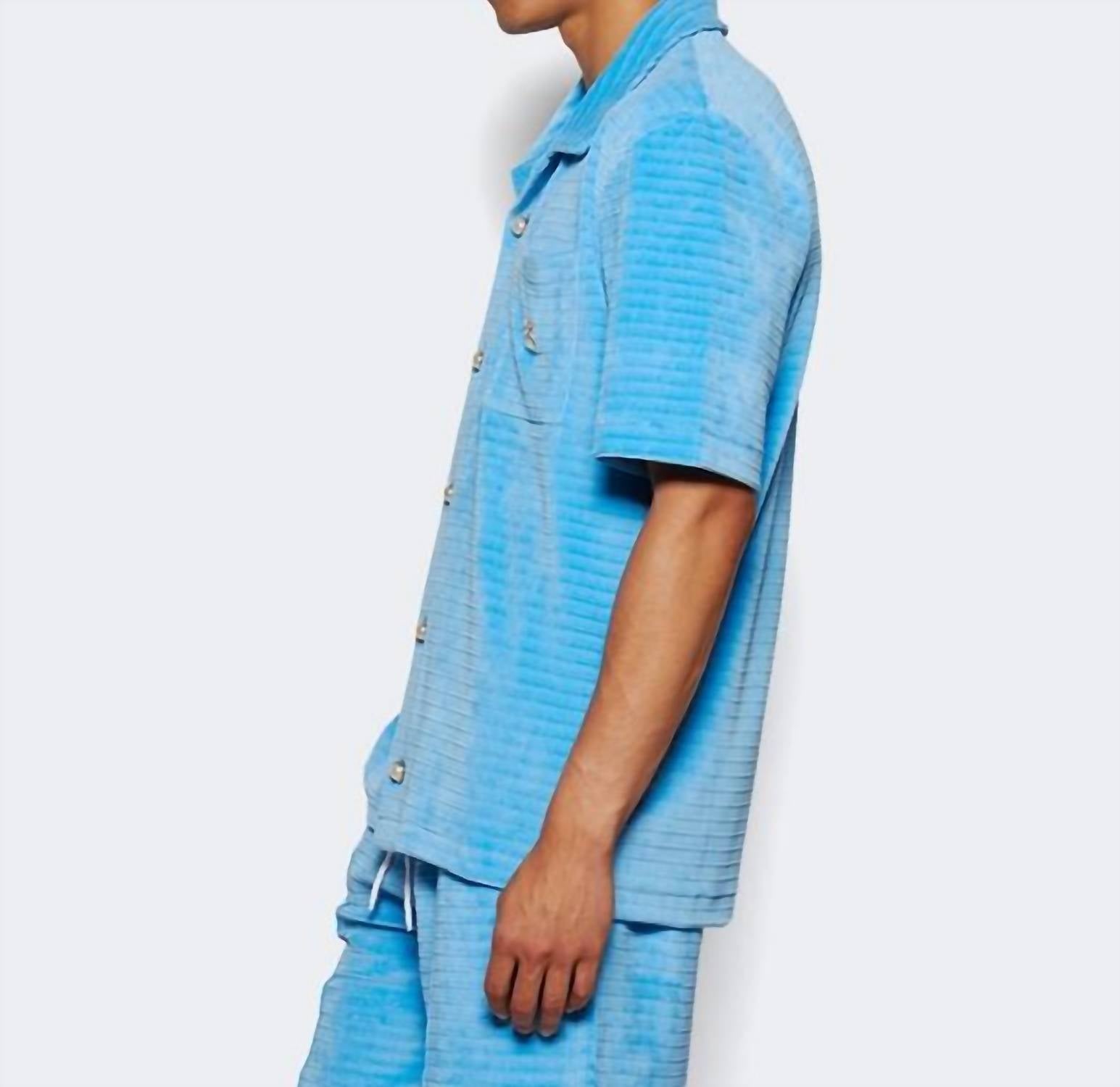 Casablanca - Velour Short Sleeve Shirt