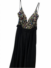 Jovani - Women's Embroidered Spaghetti Strap Evening Dress