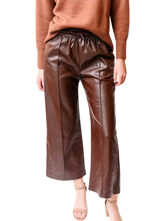 Suncoo - Faux Leather Pants