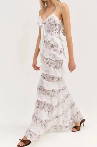 For Love & Lemons - Debby Ruffled Maxi Dress