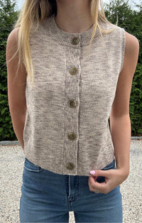 Central Park West - Dylan Spacedye Button Up Vest