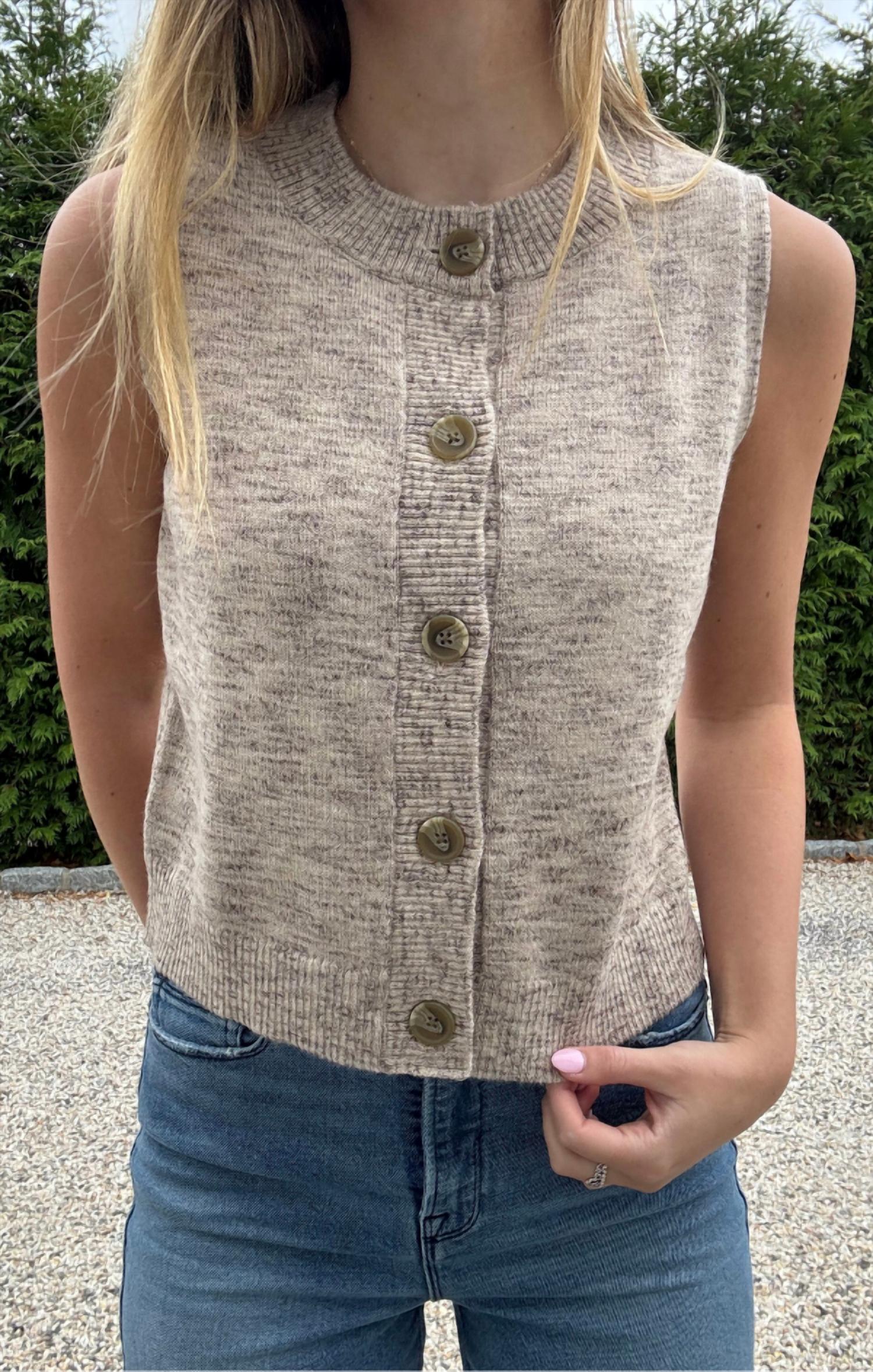 Central Park West - Dylan Spacedye Button Up Vest