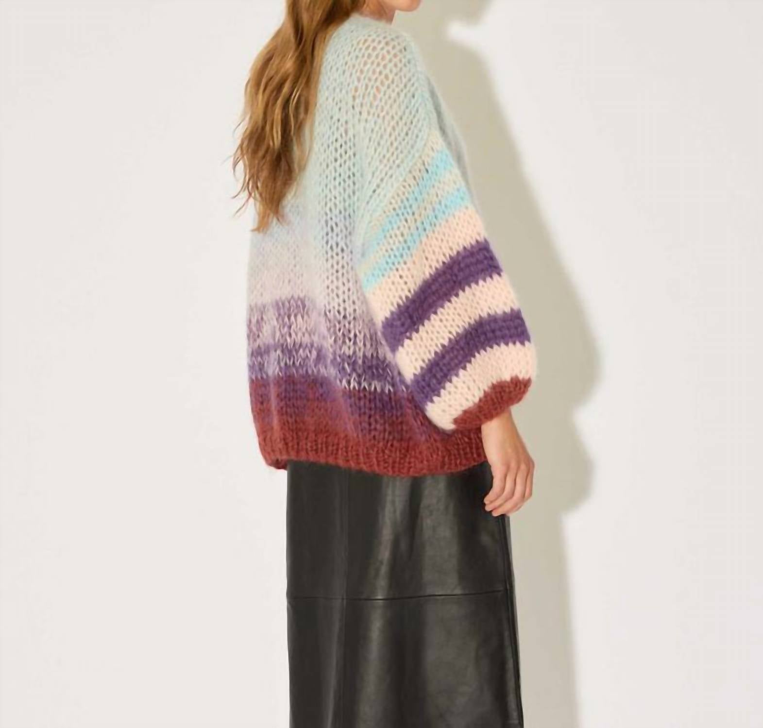 Maiami - Mohair Gradient Big Cardigan