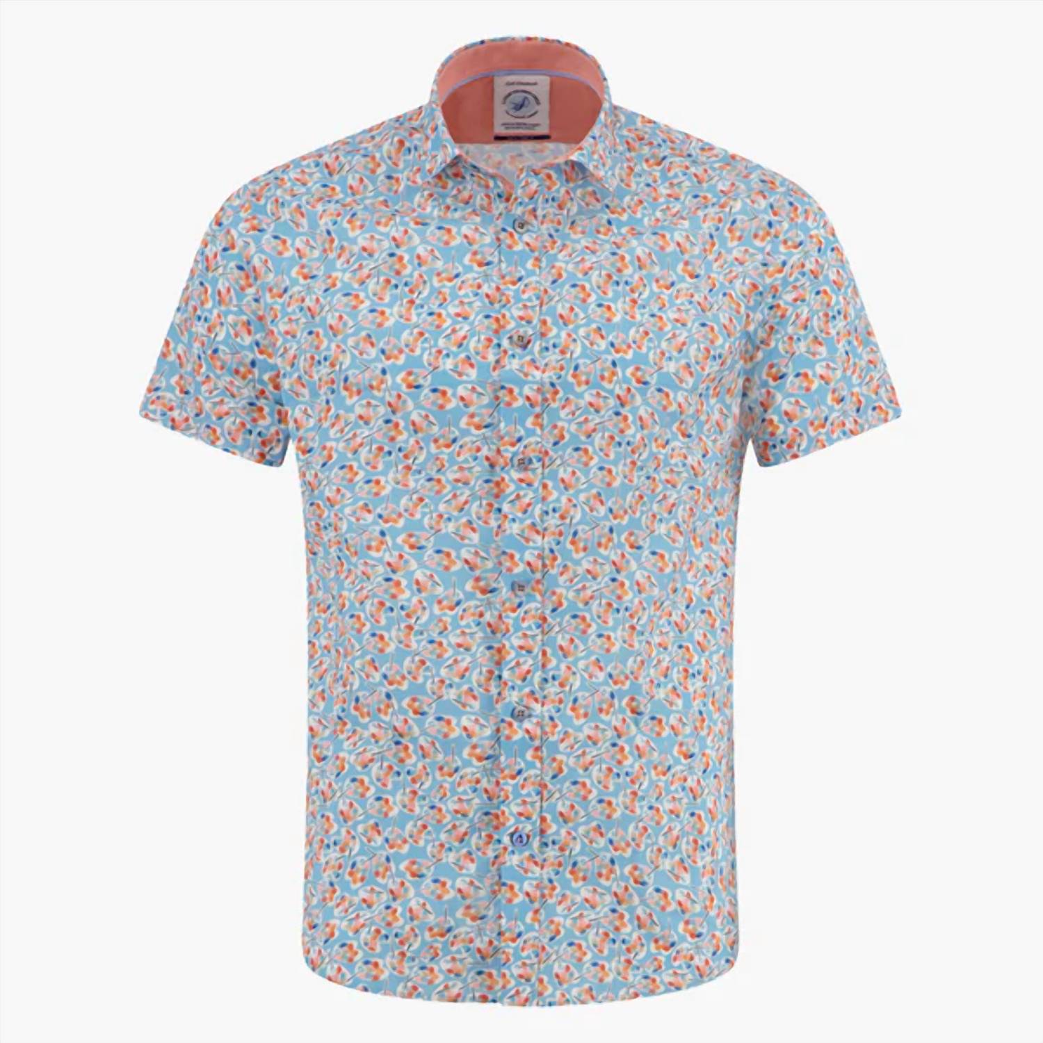 A Fish Named Fred - Men's Short Sleeve Paint Palettes Shirt