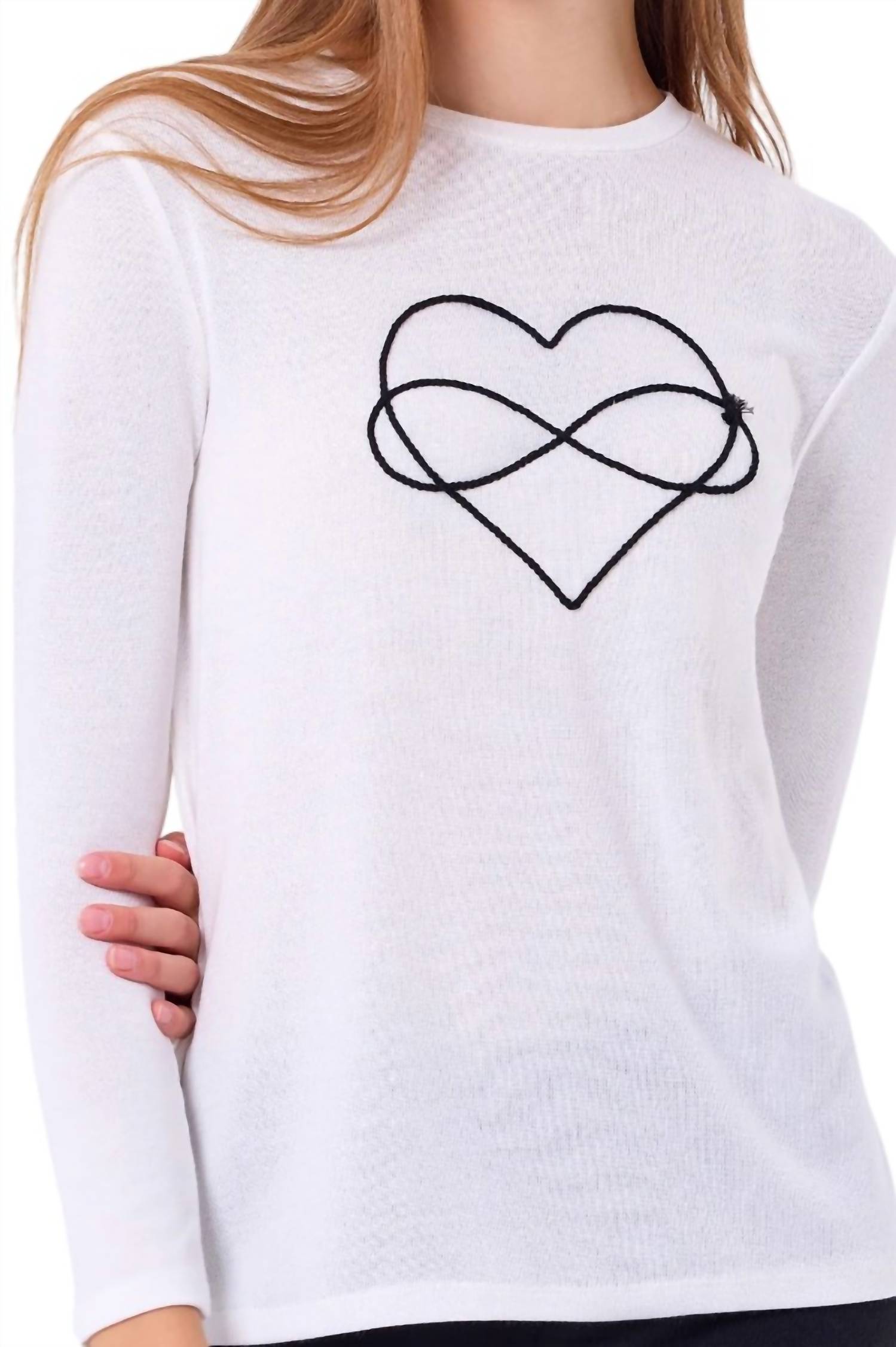 French Kyss - Infinity Heart Detail Top