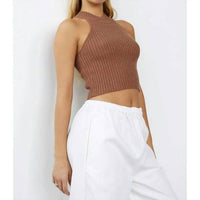 Withblack - Mariesol Sleeveless Knit Tank Top