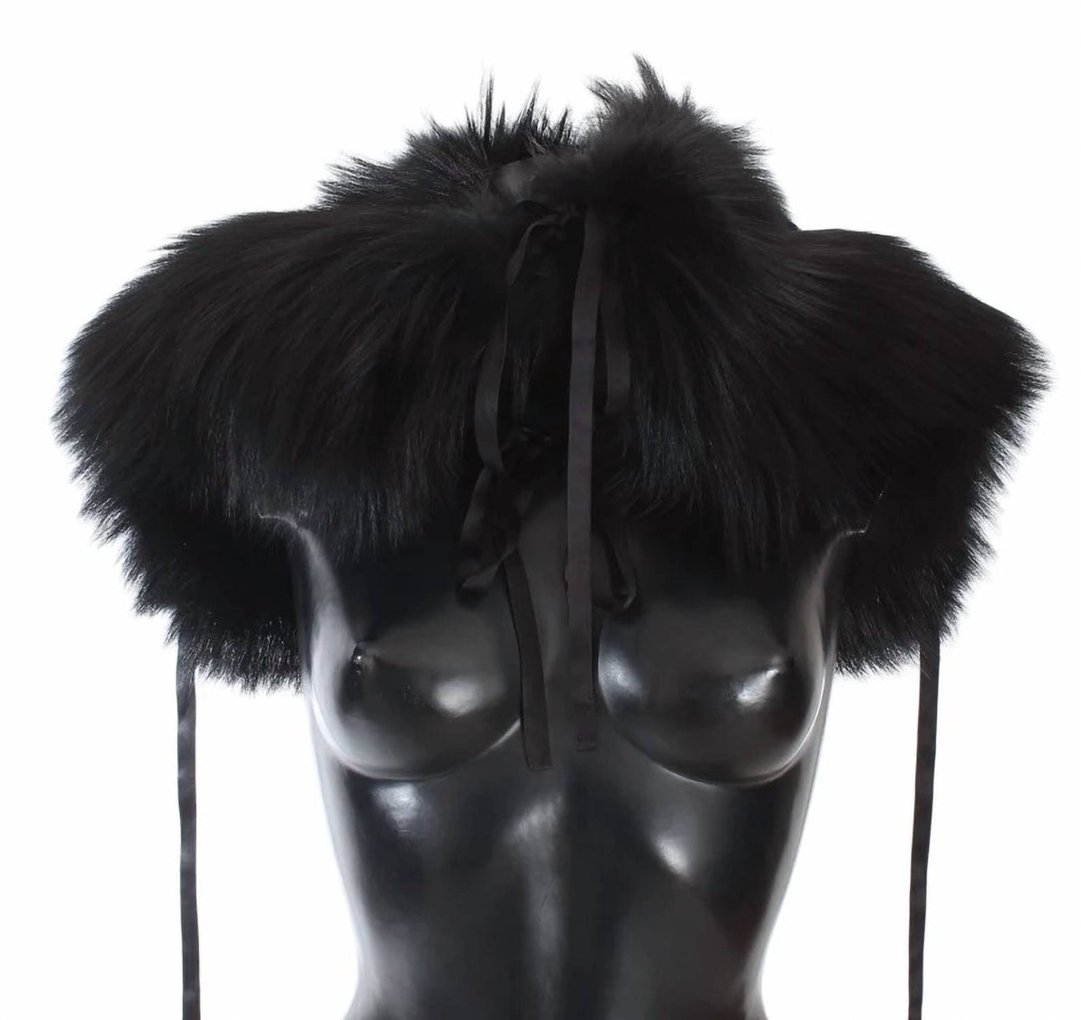 Dolce & Gabbana - Fox Fur Shoulder Wrap Cover Collar Scarf