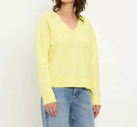 Michael Stars - Halsey V Neck Long Sleeve Pullover