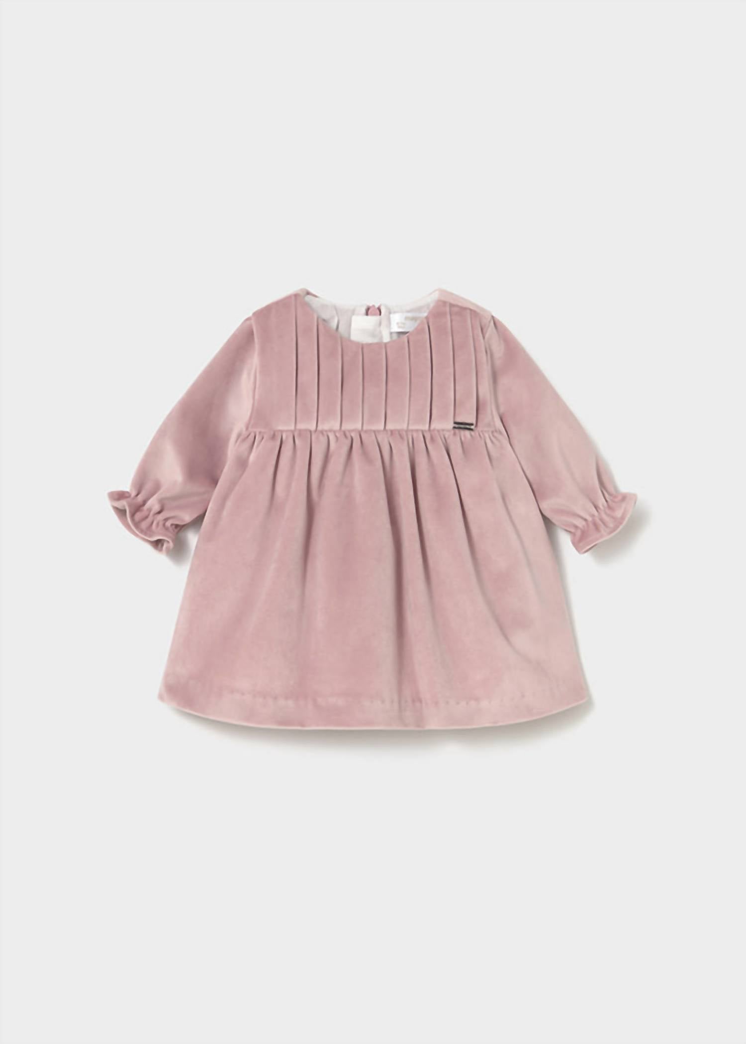 Mayoral Baby's Velvet Dress in pink - kids' dress