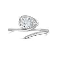 Diana M Jewels - Women's Pear Lab-Grown Diamond Fashion Ring (4.00 Ct) - Signature Plus