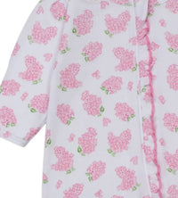 Kissy Kissy - Girl's Hydrangea Zipper Footie